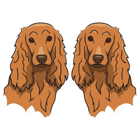 Signmission Cocker Spaniel Dog Decal, Dog Lover Decor Vinyl Sticker D-24-Cocker Spaniel